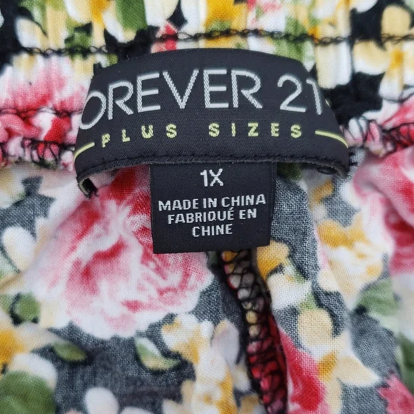 Floral Skirt with Elastic Waist by Forever 21 - Picture 2 of 3